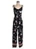 By Anthropologie Floral Black Jumpsuit Size S - photo 1