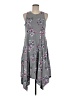 Torrid Floral Gray Casual Dress Size Med Plus (00) - photo 1