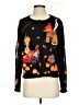 Michael Simon Graphic Black Pullover Sweater Size S - photo 1