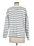 Maurices Stripes White Sweatshirt Size M - photo 2