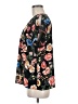 Spense 100% Polyester Floral Black Short Sleeve Blouse Size M - photo 5