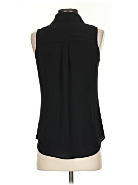 Express Outlet Sleeveless Button-Down Shirt (view 2)