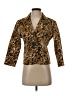 Neiman Marcus Animal Print Gold Blazer Size 4 - photo 1