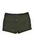 Express Solid Green Khaki Shorts Size 6 - photo 1