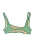 J.Crew Solid Green Swimsuit Top Size M - photo 2
