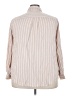Torrid Stripes Tan Long Sleeve Button-Down Shirt Size 3X Plus (3) - photo 2