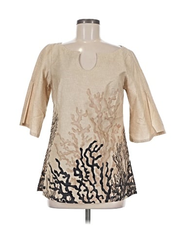 Tori Richard 3/4 Sleeve Top (view 1)