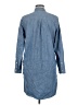 J.Crew Blue 3/4 Sleeve Button-Down Shirt Size M - photo 2
