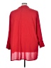 Terra & Sky 100% Polyester Red 3/4 Sleeve Blouse Size 4X - photo 2