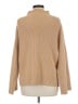 A.L.C. 100% Merino Solid Tan Turtleneck Sweater Size M - photo 2