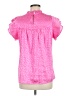 Unbranded Pink Short Sleeve Blouse Size M - photo 2