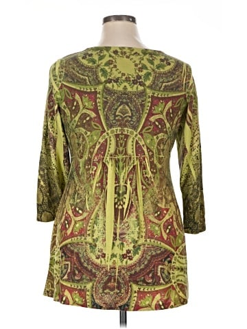 One World 3/4 Sleeve Blouse (view 2)
