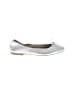 Sam Edelman 100% Leather Metallic Silver Flats Size 6 1/2 - photo 1