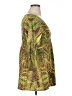 One World Green 3/4 Sleeve Blouse Size XL - photo 4