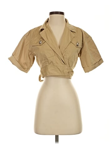 Derek Lam Short Sleeve Blouse (view 1)