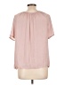 J by Joie 100% Polyester Pink Short Sleeve Blouse Size L - photo 2