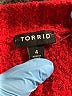 Torrid Red Cardigan Size 4X Plus (4) - photo 7
