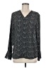 T Tahari 100% Polyester Polka Dots Black Long Sleeve Blouse Size M - photo 1