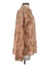 Adore Me 100% Polyester Floral Tan Long Sleeve Blouse Size S - photo 4