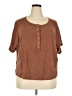 Old Navy Brown Short Sleeve Top Size XXL - photo 1