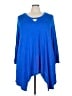 Roaman's Blue 3/4 Sleeve Top Size 26 (2X) - photo 1