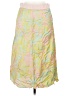 ATM 100% Silk Tropical Yellow Silk Skirt Size M - photo 1