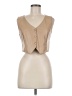 Kirious 100% Polyester Tan Sleeveless Blouse Size M - photo 1