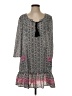 Charming Charlie 100% Polyester Gray Casual Dress Size S - photo 1