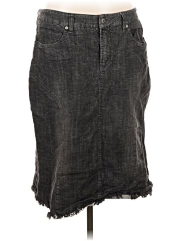 Nicole by Nicole Miller Denim Skirt (view 1)