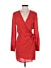 IRO 100% Viscose Red Cocktail Dress Size EU (FR) 34 / US 2 - photo 1