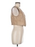 Kirious 100% Polyester Tan Sleeveless Blouse Size M - photo 4