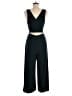 Lush Solid Green Jumpsuit Size M - photo 2