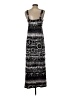 AB Studio Graphic Gray Casual Dress Size S - photo 2
