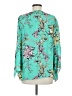Kobi Halperin Teal Long Sleeve Silk Top Size M - photo 2