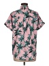 Assorted Brands Tropical Pink Short Sleeve Blouse Size M - photo 2