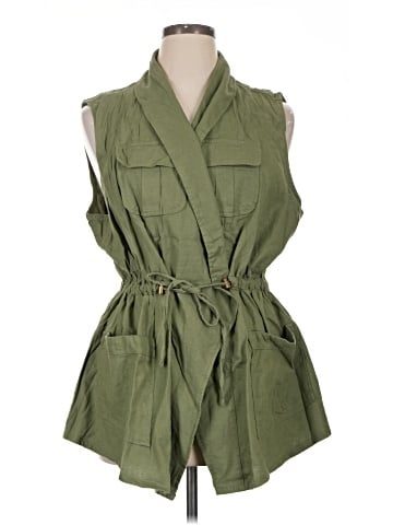 Cato Sleeveless Button-Down Shirt (view 1)