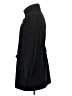 Sam Edelman 100% Polyester Black Trenchcoat Size M - photo 2