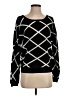 Catherine Malandrino 100% Merino Wool Argyle Black Wool Pullover Sweater Size S - photo 1