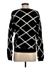 Catherine Malandrino 100% Merino Wool Argyle Black Wool Pullover Sweater Size S - photo 2