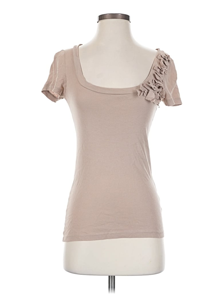 Pre-owned Jcrew Short Sleeve T-shirt In Tan