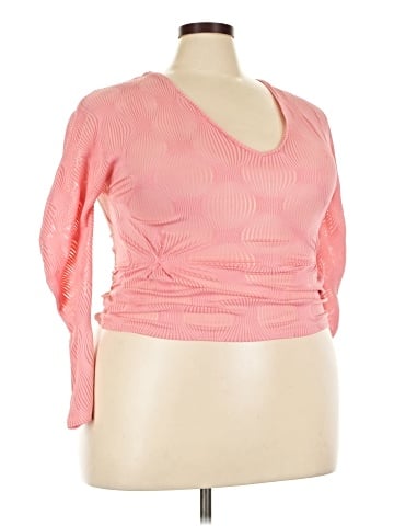 Zara W&B Collection 3/4 Sleeve T-Shirt (view 1)