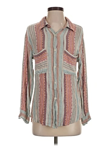 En Creme Long Sleeve Blouse (view 1)