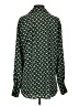 Have 100% Polyester Print Green Long Sleeve Blouse Size S - photo 2