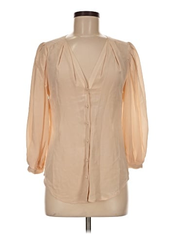 Odille 3/4 Sleeve Silk Top (view 1)