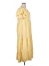Unbranded Checkered-gingham Yellow Casual Dress Size XL - photo 4