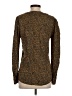 Hinge 100% Viscose Brown Long Sleeve Blouse Size S - photo 2