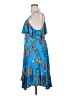 Torrid 100% Rayon Floral Multi Color Blue Cocktail Dress Size 1X Plus (1) - photo 5