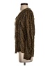 Hinge 100% Viscose Brown Long Sleeve Blouse Size S - photo 5