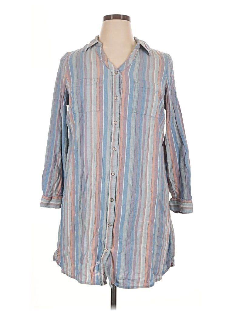 Pre-owned Terra & Sky Casual Dress In Blue