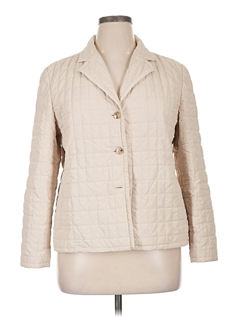 Pre-owned Talbots Jacket In Ivory